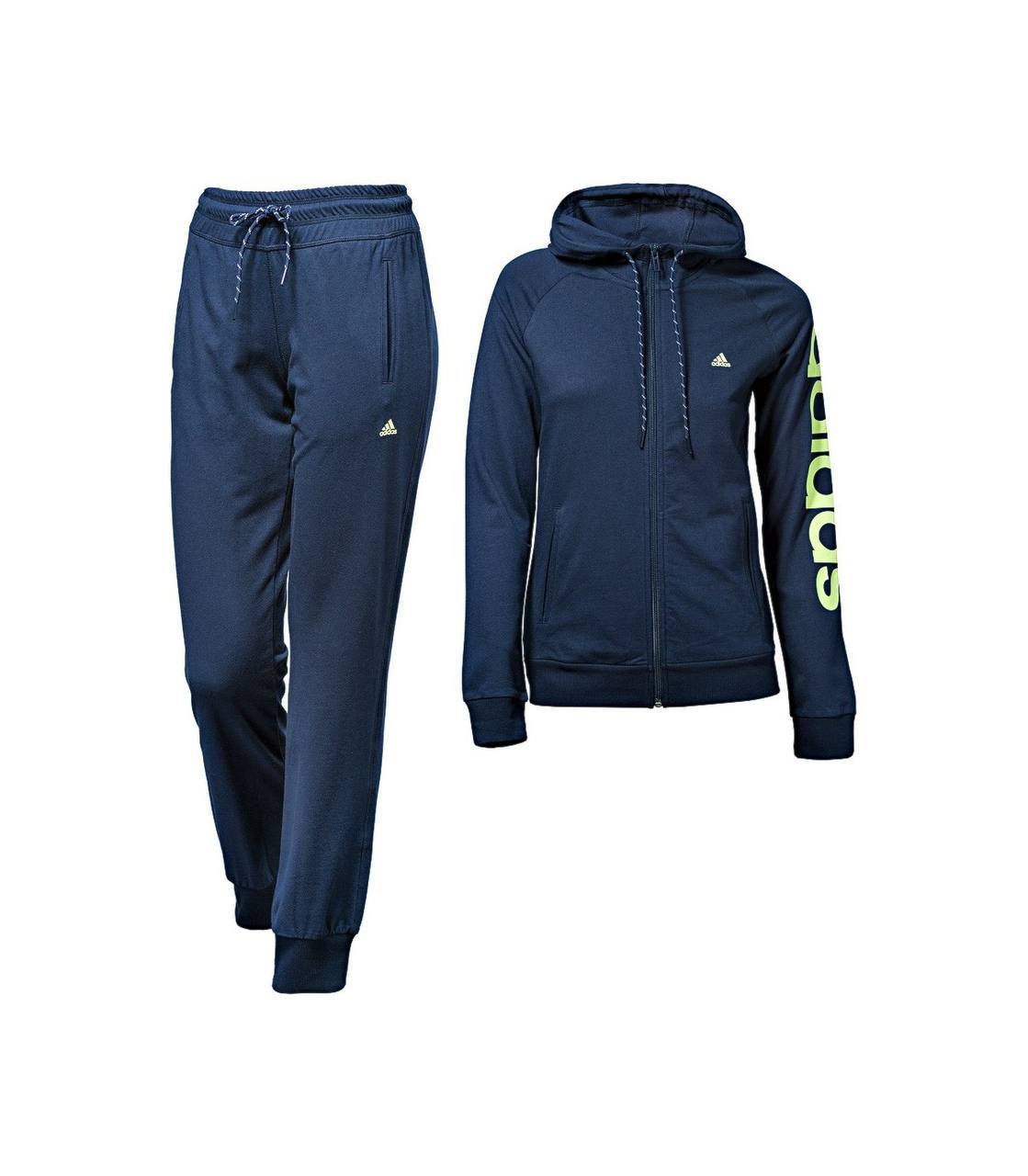 ست ورزشی زنانه سرمه‌ای مدل هودی و شلوار